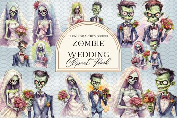 Download Zombie Wedding Brides and Grooms - Premium Bundle