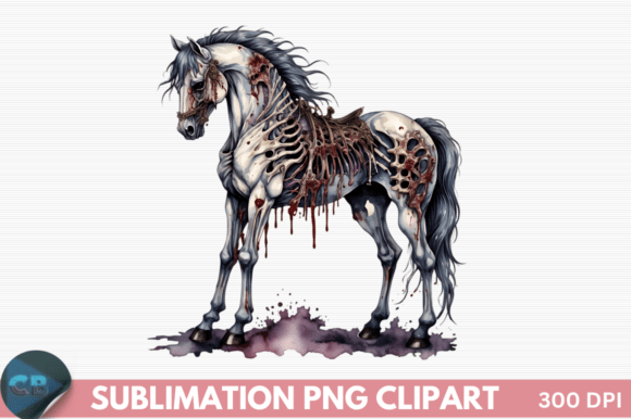 Download Undead Steed Zombie Horse Clipart PNG - Premium Resources