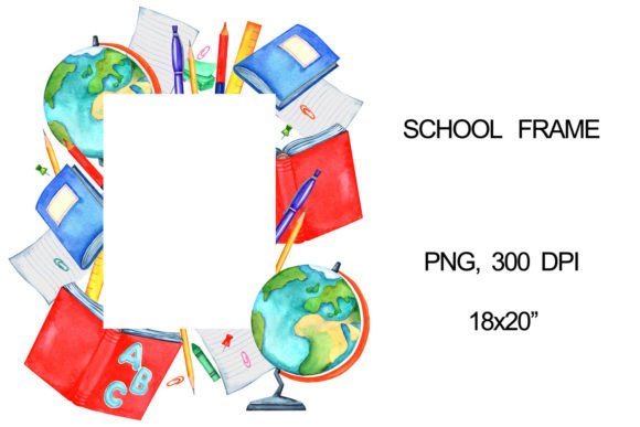 Download Back to School Teacher Border, Frame PNG - Border Collection